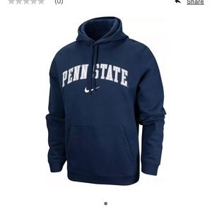 Nike Men's Penn State Nittany Lions Blue Tackle Twill Pullover Hoodie